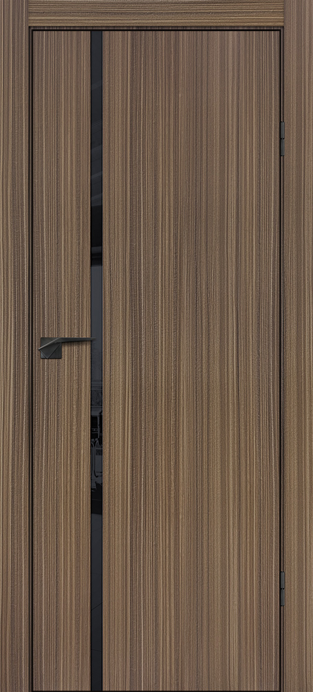 Фото Межкомнатная дверь P-22  кромка ABS черная c 4-х ст. Эвкалипт испанский